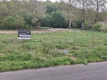 vente terrain 1300 m² à saint-wandrille-rançon (76490)  53 000 €