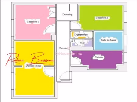 4 pièces lumineux en résidence familiale avec parking et cave