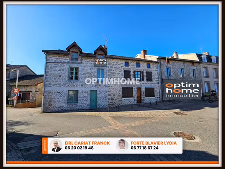 authentique maison de pierres des années 1900 en plein centre bourg de sauviat sur vige