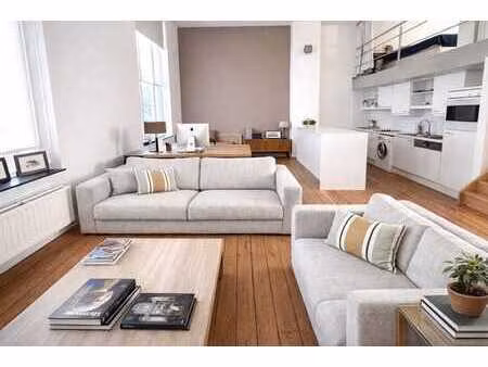 loft meublé 85m²– mezzanine –volumes & cachet–ixelles/louise