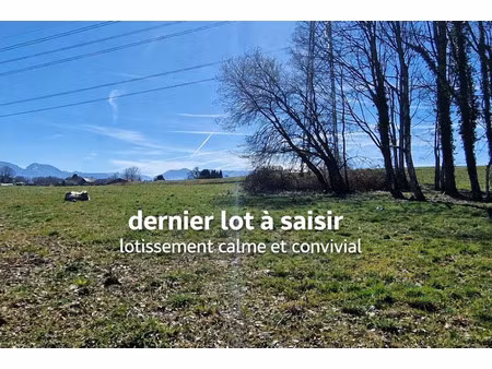 vente terrain 823 m² à cruseilles (74350)  199 000 €
