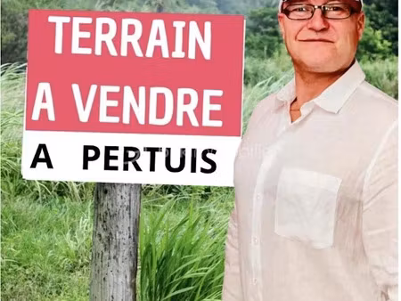 vente terrain 749 m² à pertuis (84120)  260 000 €