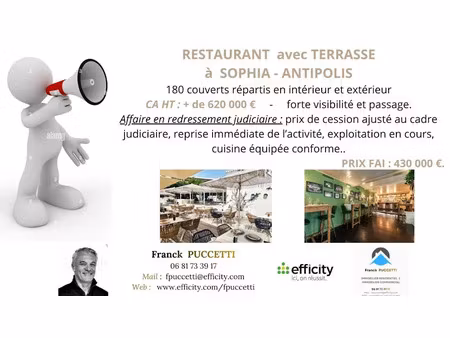 vente locaux professionnels 260 m² à valbonne (06560)  430 000 €