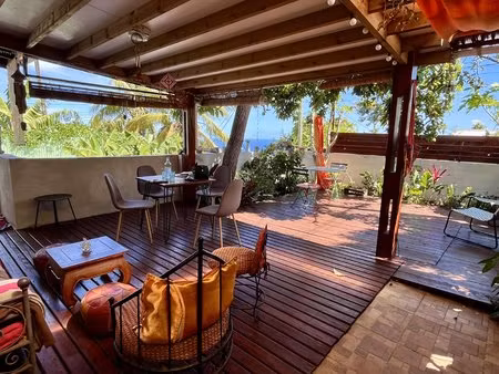 maison t3/4 avec terrasse  vue mer à vendre – piton saint-leu