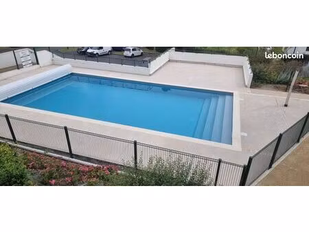 appartement t2 meublé - 43m²  piscine  terrasse et parking - montlouis-sur-loire