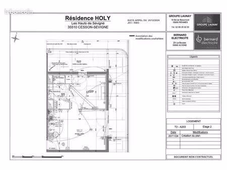 appartement 2 pièces 43 m²