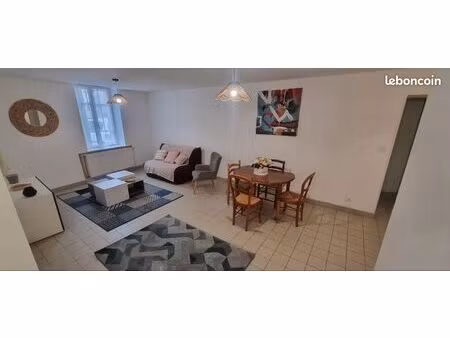 appartement t2 meublé 45 m² avec 2 balcons – sans vis-à-vis + cave