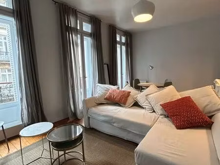 loue appartement (2 pièces) meublé - 55m2 - cours d'alsace et lorraine  bordeaux