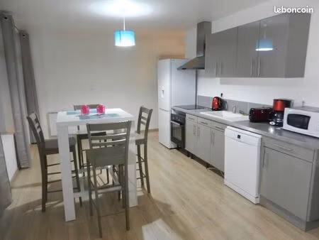 calais lafayette - f3 90 m² - meublé - avec parking -libre de suite