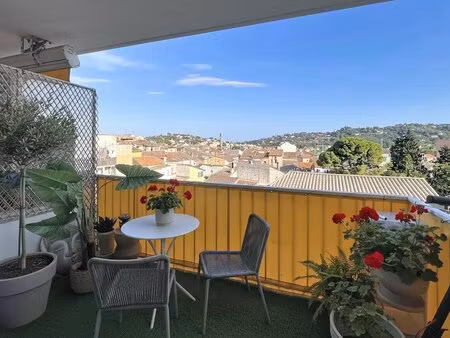 appartement 3p traversant vallauris