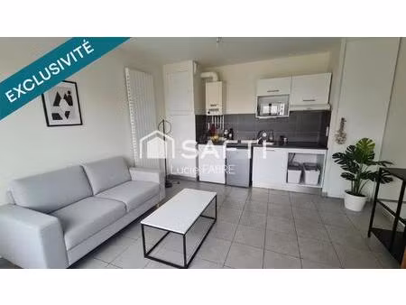 t1 vendu loué 27 m² + parking  beauzelle
