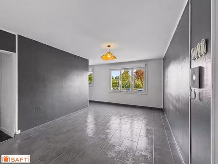 t3 65m²  chauffage sol  calme  sud le mans