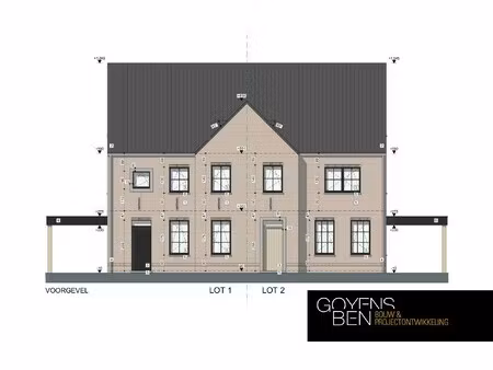 te koop: twee halfopen nieuwbouwwoningen op ruime percelen tot 6a 65ca in gerdingen (bree)