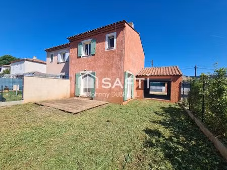 le luc - maison mitoyenne t3 avec garage et jardin - secteur recherché