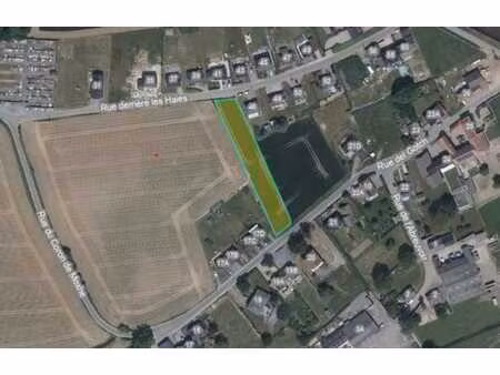 terrain à bâtir 1940m² hannut rue derrière les haies