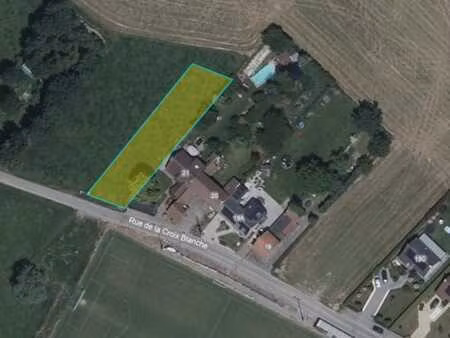 terrain 900m² à hannut  rue de la croix blanche