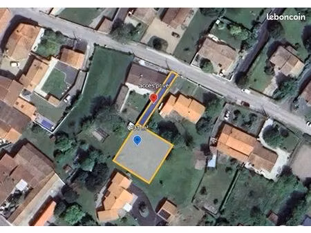 terrain constructible 431m²