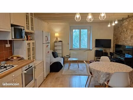 maison de village  4 pièces  75 m²  san vis à vis  terrasse  jardin arboré  dépendances  p