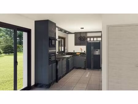 terrain avec maison neuve à vendre