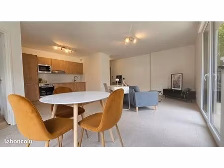 bel appartement 2 pièces neuf & meublé (54m²) au rez-de-chaussée avec terrasse et jardin +