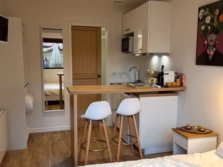 joli studio rénové avec jardin