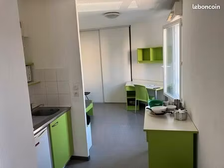studio meublé de 19 m² – villeurbanne gratte-ciel – libre de gestion