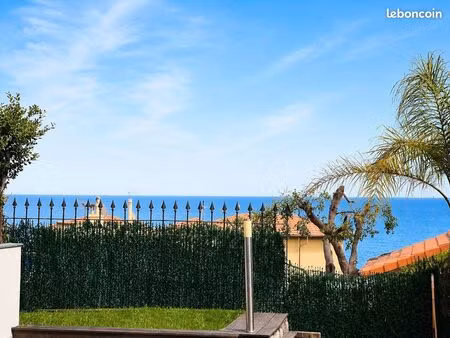 face à la mer appartement 59m2+100m2 terrasse