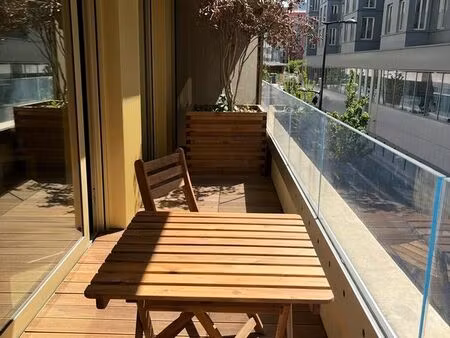 studio meublé neuf avec terrasse (7m2) – paris 15 convention – comme un 2 pièces - chauffa