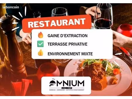fonds de commerce restaurant 180 m²