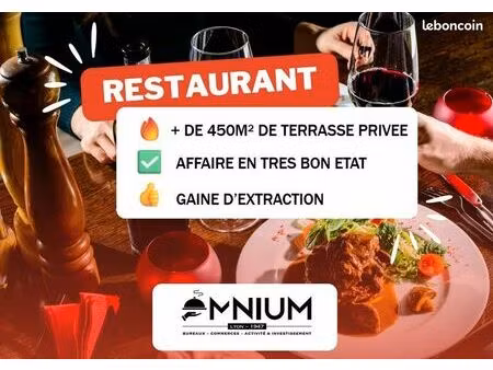 fonds de commerce restaurant 333 m²