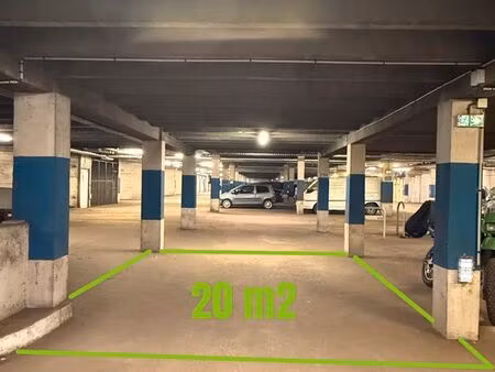 grande place de parking à louer | 20 m2 | 75019