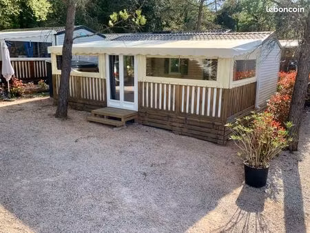 mobilhome 3 chambres sur parcelle à l’année