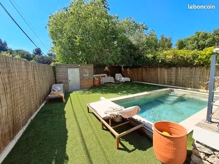 maison rénovée – 90 m² – piscine – jardin plein sud – garage