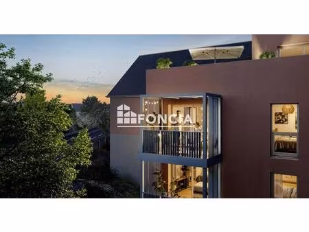 dernier étage lumineux appartement t2 neuf  grand balcon  pas de vis-à-vis  belles prestat