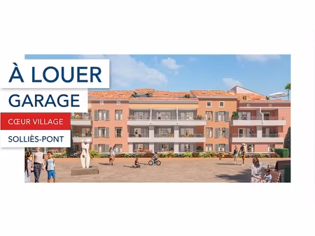 a louer - garage 14m² centre ville sollies-pont