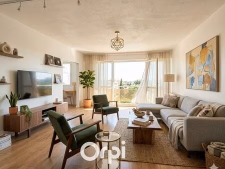 montpellier les aubes appartement t4 80 m² avec place de stationnement et cave