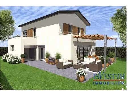 charly secteur flacheres_ terrain de 437m² au calme- permis de construire accordé.