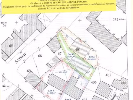 vend terrain à batir sur la norville