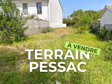 terrain à vendre pessac 338m² 
