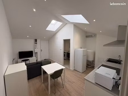 appartement meublé f2 lumineux de 43m² + wifi