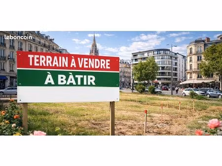 terrain constructible à vendre