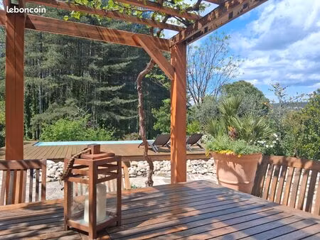 maison de plain pied de 118 5 m² au cœur d’un magnifique jardin paysager + garage de 25 m²