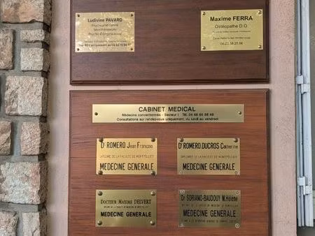 sous-location cabinet paramédical