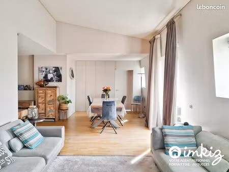 grand 4 pièces dernier étage avec 3 balcons