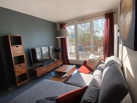 appartement meublé rare / grand standing t2 bonsecours limite rouen / 2 pièces - 49 m2 ter