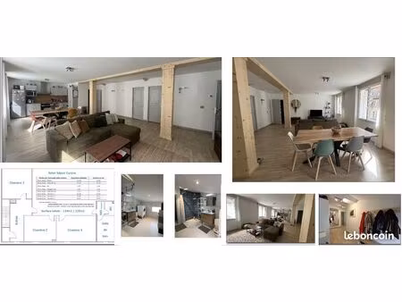 appartement t4 (3 chambres) 114-125m2 - bourg d’oisans au centre du village