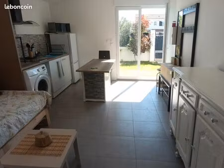 studio avec jardin privatif