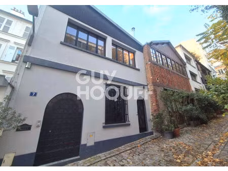 maison indépendante d'exception à montmartre / pigalle - abbesses / terrasse plein ciel / 