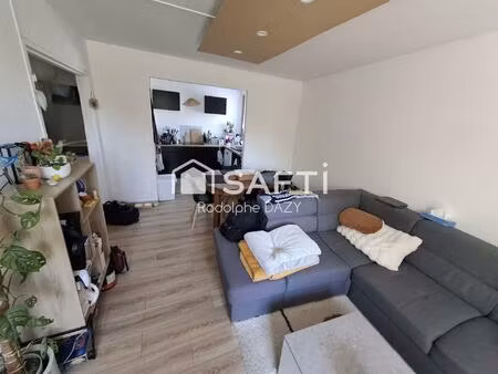 t3 lumineux en rdc avec balcon  centre gaillon à pied  idéal investisseur