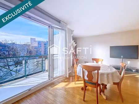 rue danton - bel appartement avec 2 balcons et double parking